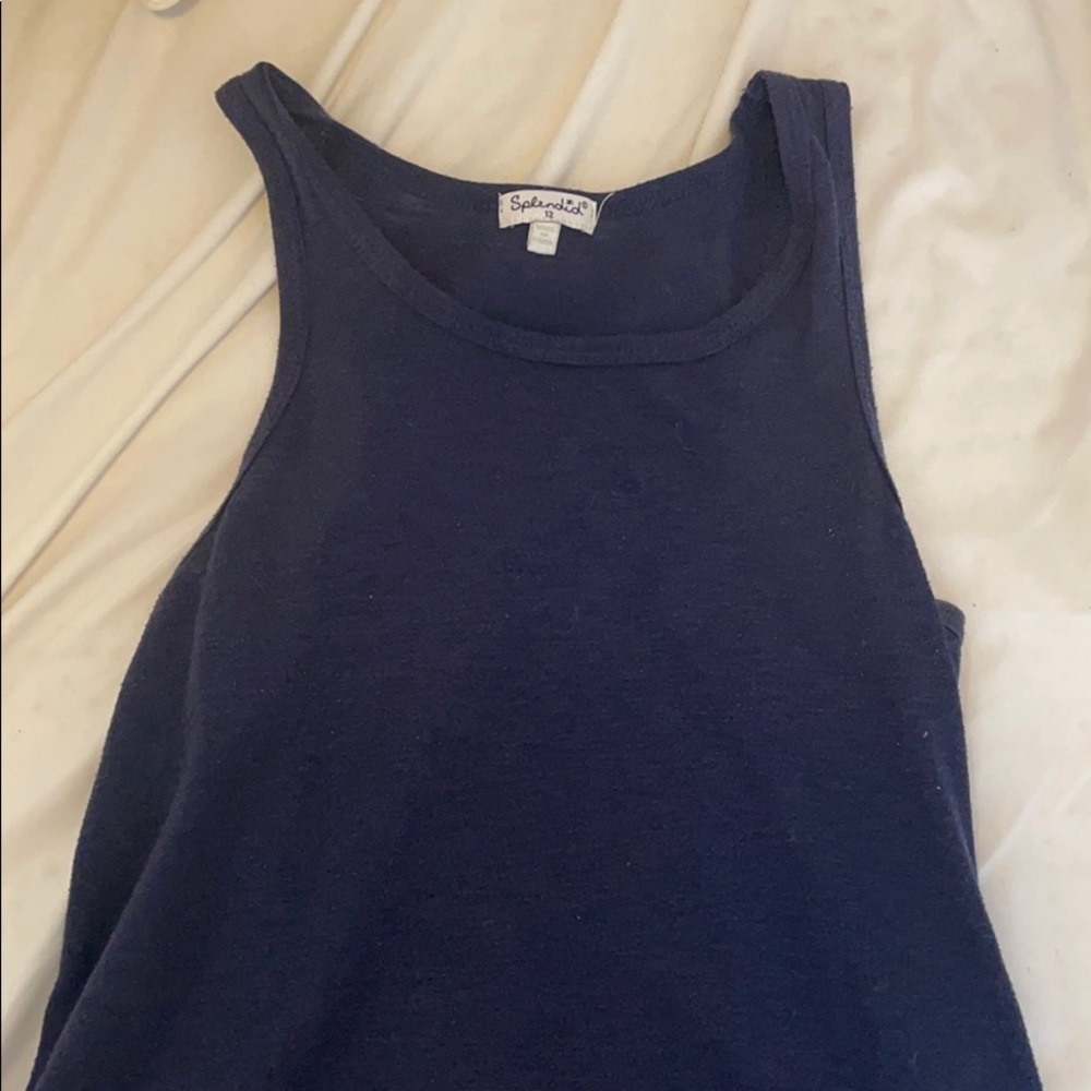 basic navy tank (kids 12 or women’s xs/s)